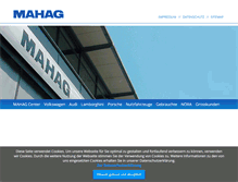 Tablet Screenshot of mahag.de
